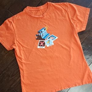 Vintage Paul Frank Friends Polaroid Orange T-Shirt